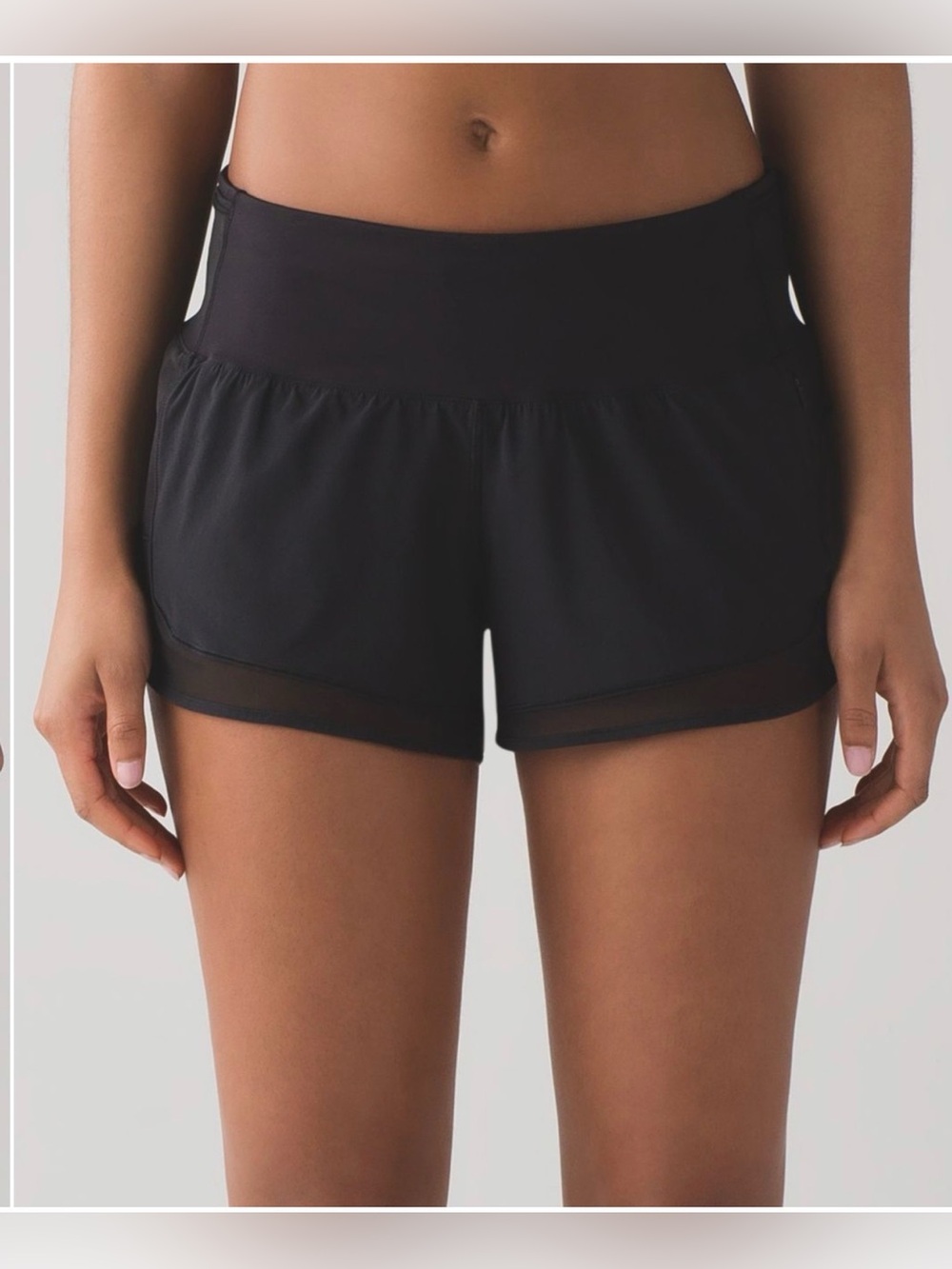 Lululemon Mind over Miles shorts